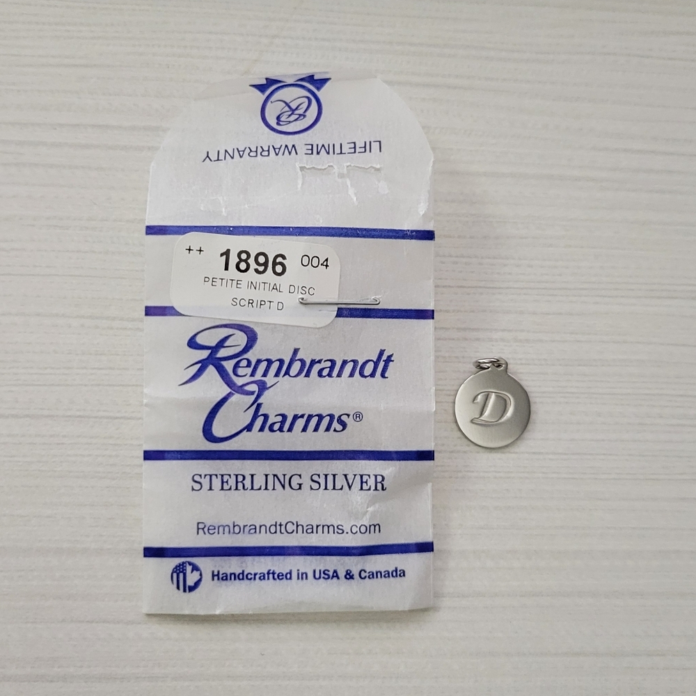 Kay Jewelers Sterling Silver Initial Charm